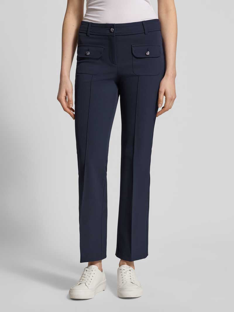 Cambio Flared-Fit Stoffhose FARAH PATCHED POCKET- nachtblau/ moonlight blue