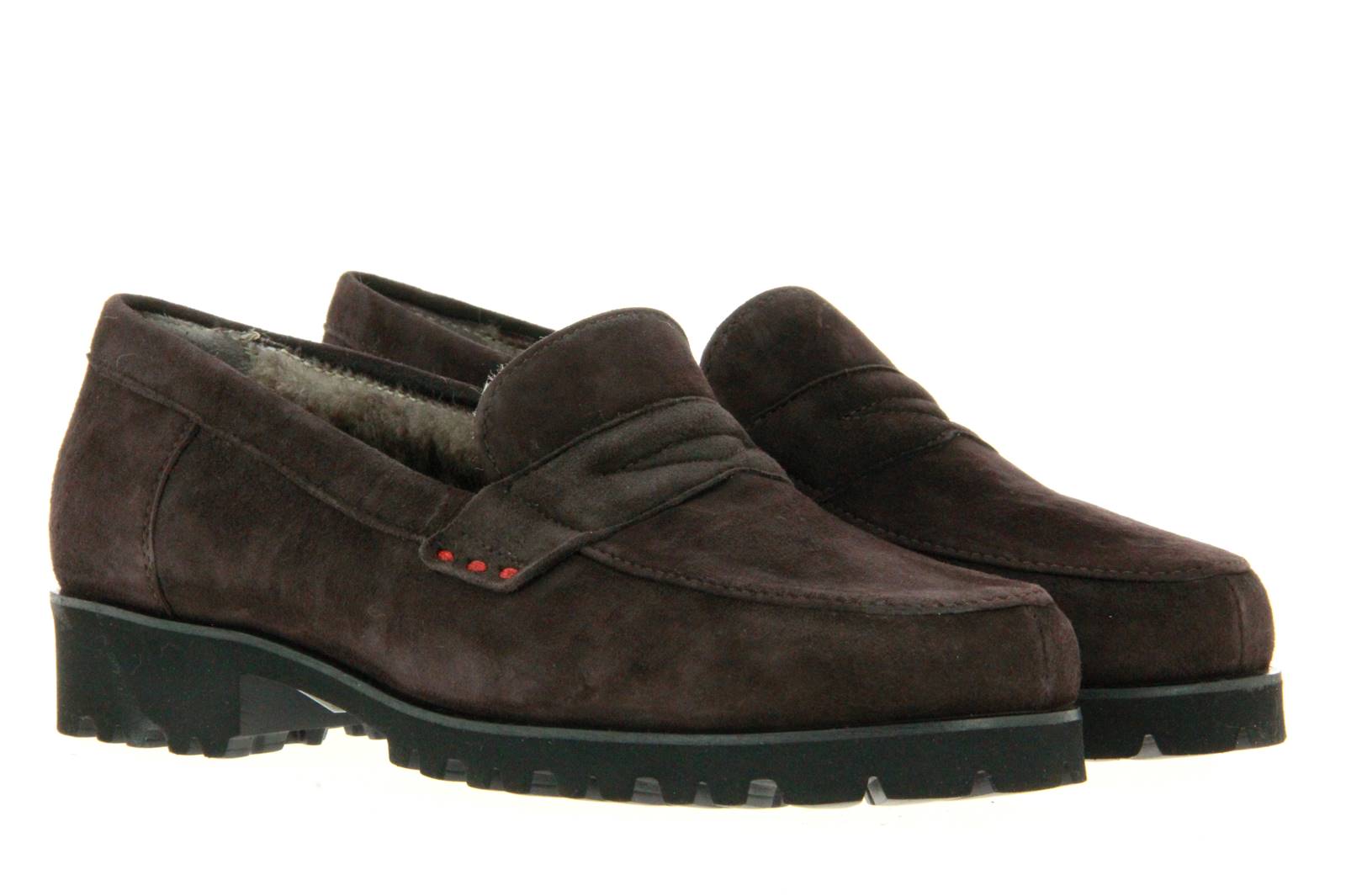 Pas de rouge Slipper gefüttert MARTA CAMOSCIO T.MORO (40½)