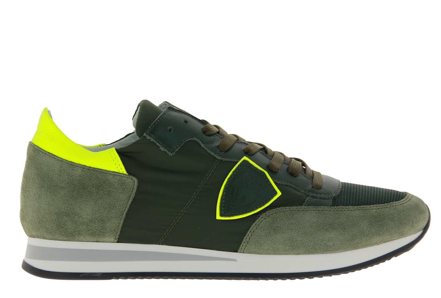 Philippe Model Sneaker TROPEZ MONDIAL FLUO VERT JAUNE (41)