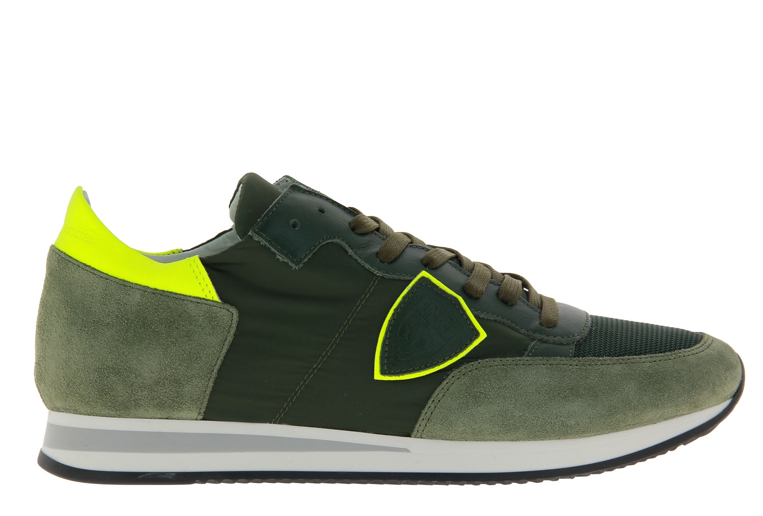 Philippe Model Sneaker TROPEZ MONDIAL FLUO VERT JAUNE (45)