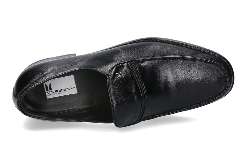 Moreschi Slipper SARATOGA CALF NERO (44½)