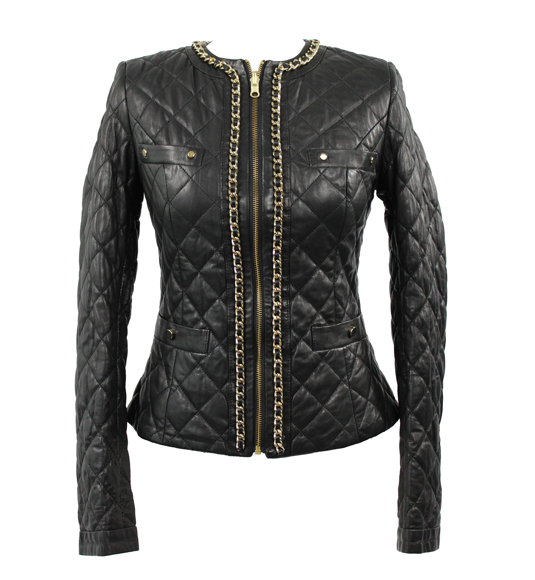 Christine Becker Steppjacke GLORIA LAMMNAPPA NERO (34)