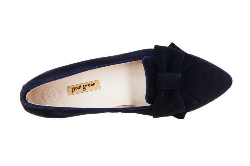 Paul Green Ballerina SAMTZIEGE BLAU (40½)