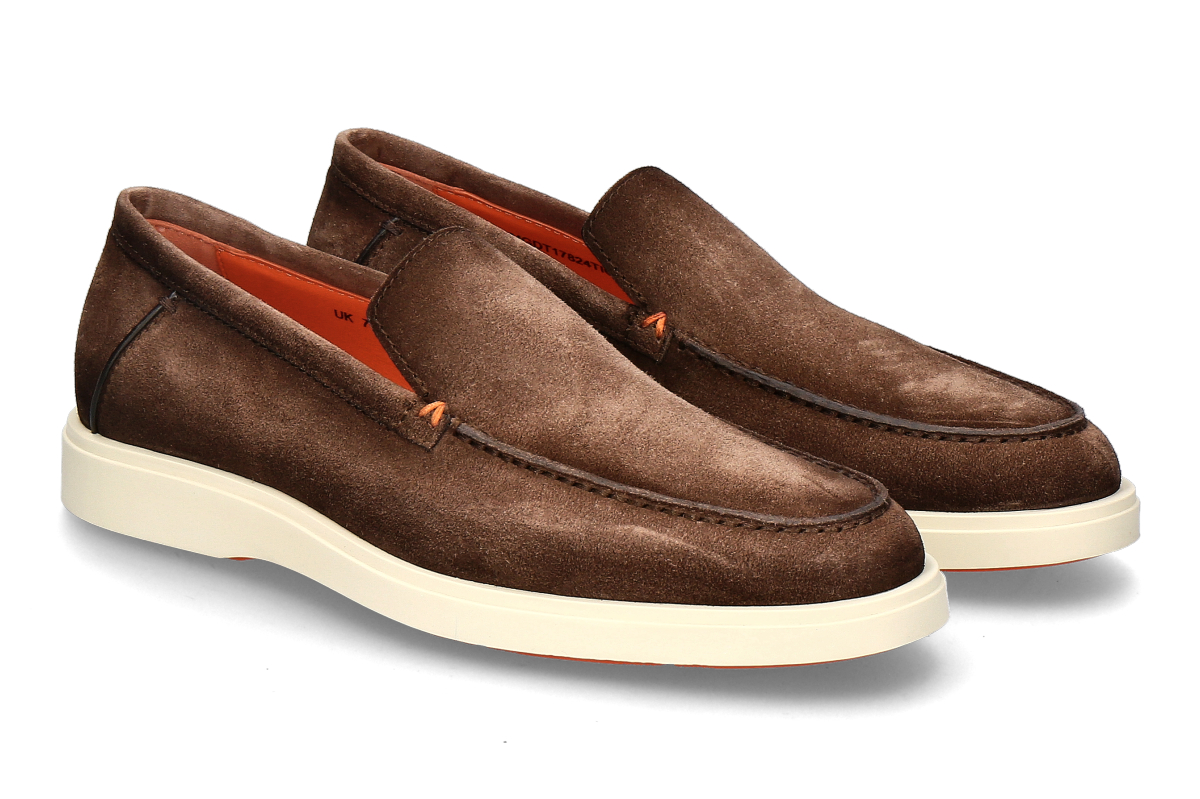 Santoni Herren- Slipper BOTANIST- brown/ braun