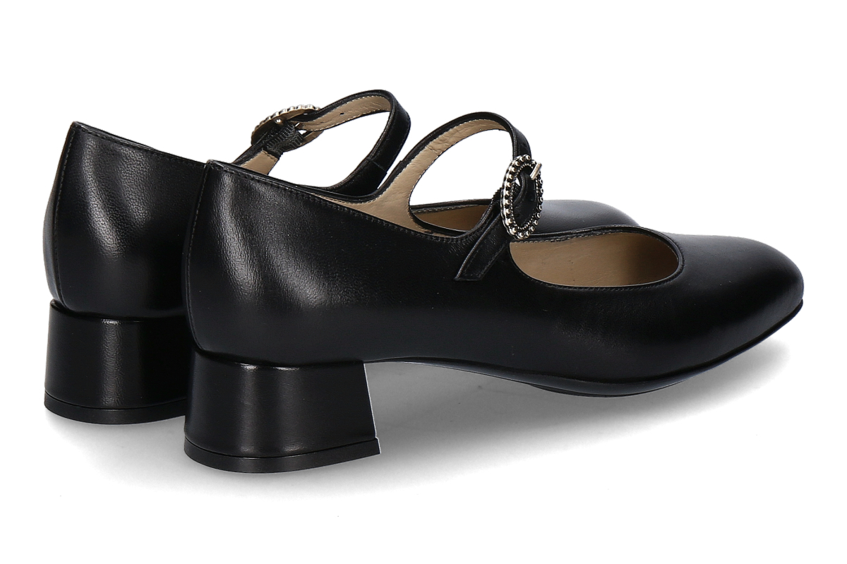 dirndl + bua Spangenpumps ZIEGENNAPPA- schwarz_222000250_2