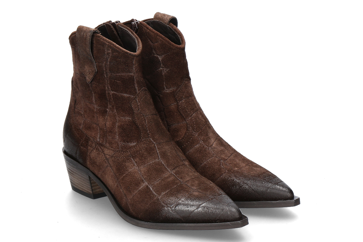 mimmù Stiefelette COCCO- dunkelbraun/ testa di moro
