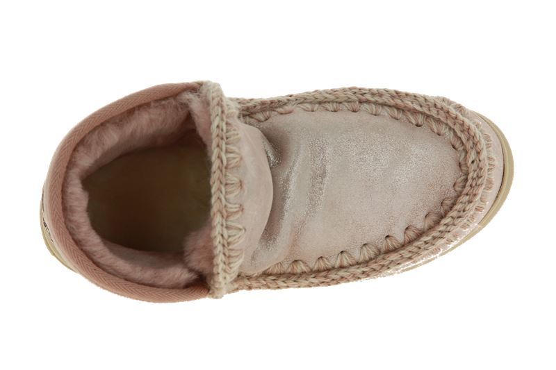 mou Boots ESKIMO SNEAKER MICROGLITTER ROSE BEIGE (38)