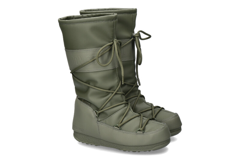 Moon Boots Stiefel HIGH RUBBER WP KHAKI