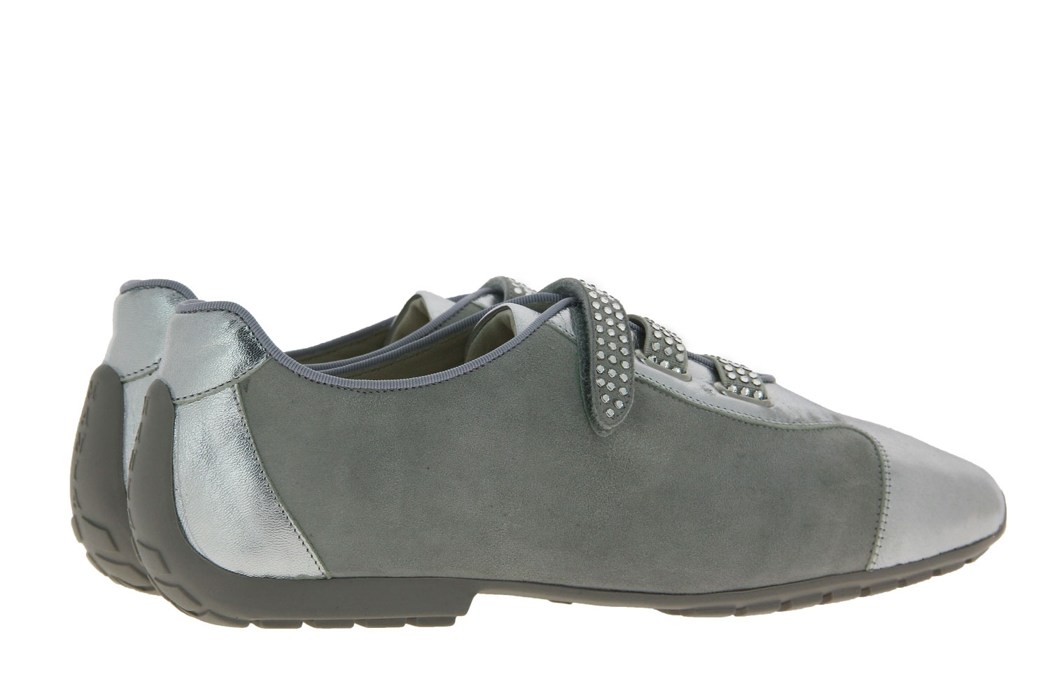 Mania Sneaker ARGENTO CAMOSCIO CRYSTAL (38)