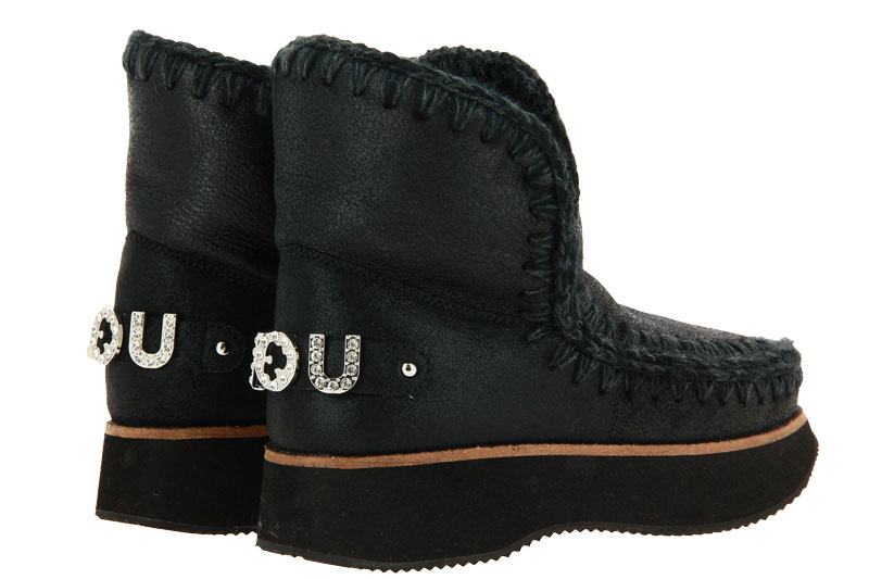 MOU Boots RUNNING ESKIMO 18 LOGO CRACKED BLACK GREY (36)