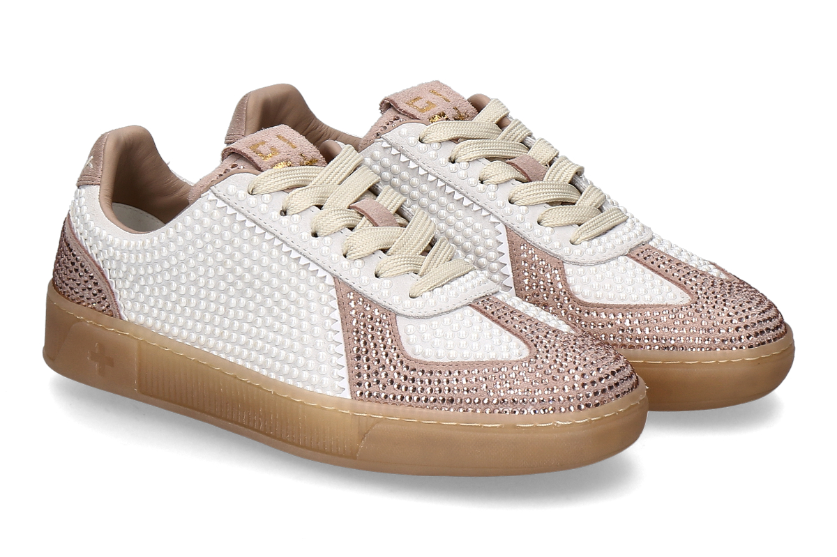 Gio+ Damen- Sneaker BLUE1022 COMBI PERLA- beige/ weiß