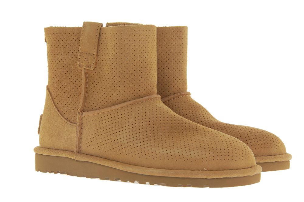 UGG Australia Boots CLASSIC UNLINED MINI PERF TAWNY (40)