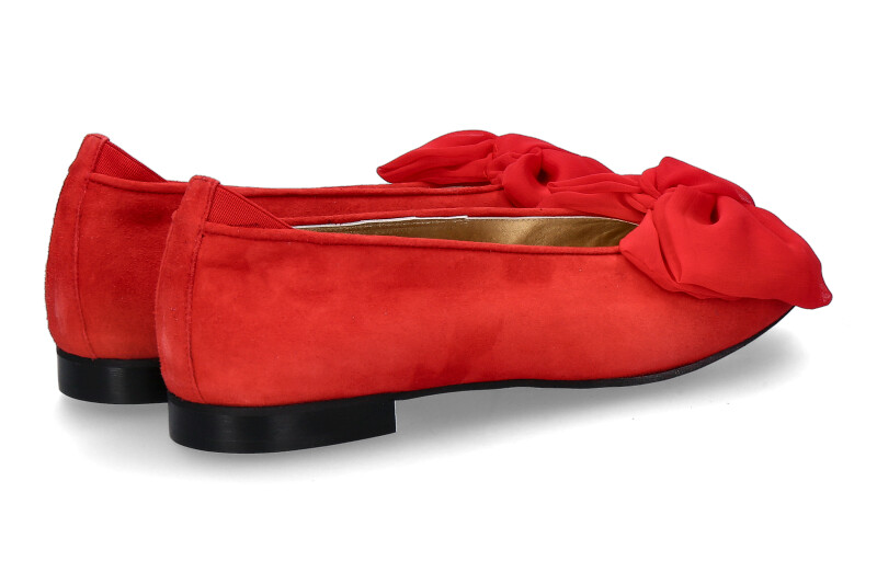Scarparossa Ballerina CAMOSCIO LIPSTICK FIOCCO SETA (39½) Scarparossa Ballerina CAMOSCIO LIPSTICK FIOCCO SETA (39½)