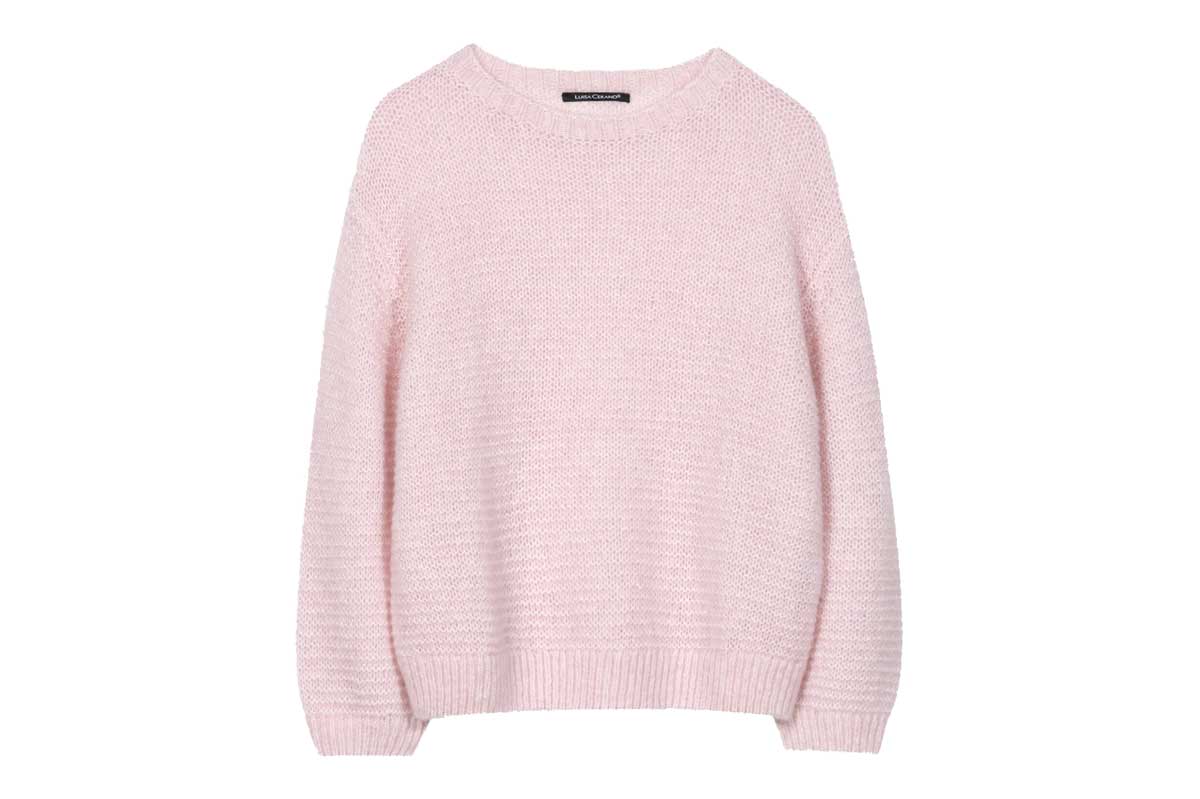 Luisa Cerano Strickpullover PURL KNIT- rosa/ creamy blush