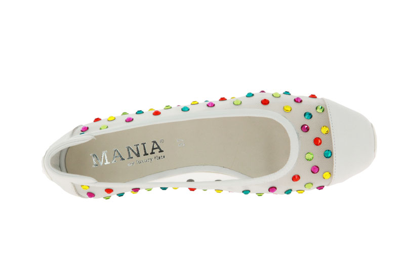 Mania Ballerina LAS VEGAS BIANCO RETE MULTI  (40½)
