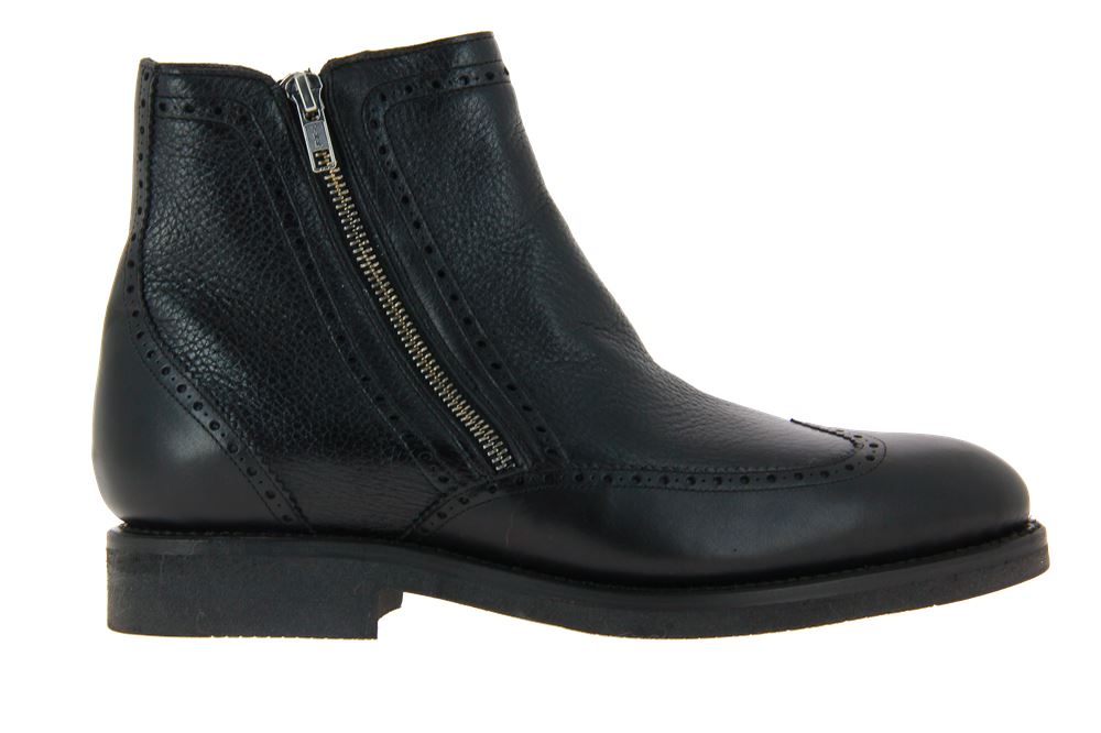 Cordwainer Stiefelette gefüttert ORLEANS BLACK DEERSKIN BLACK (41)
