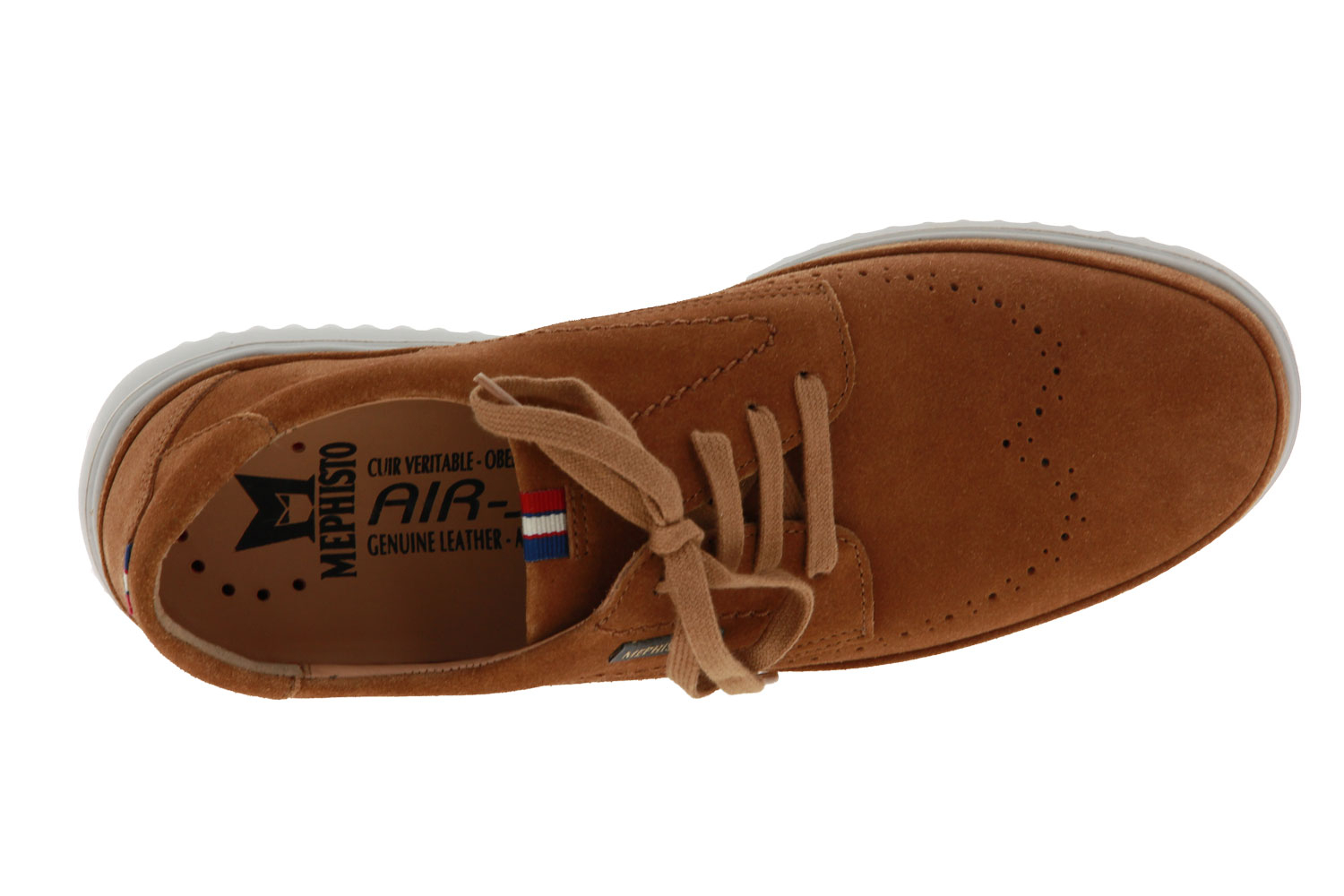 Mephisto Schnürer THIBAULT COGNAC VELOURS (44½)