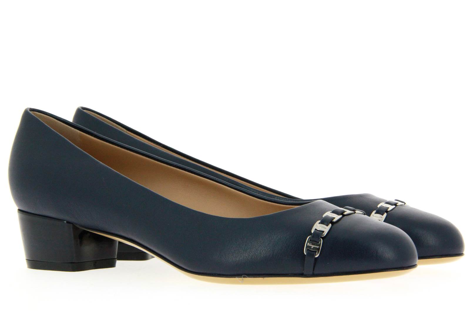 Salvatore Ferragamo Pumps PIM OXFORD CALF BLU (35)