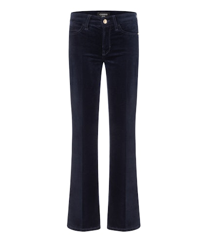 Cambio Hose PARIS FLARED VELVET SUPERSTRETCH -pure night