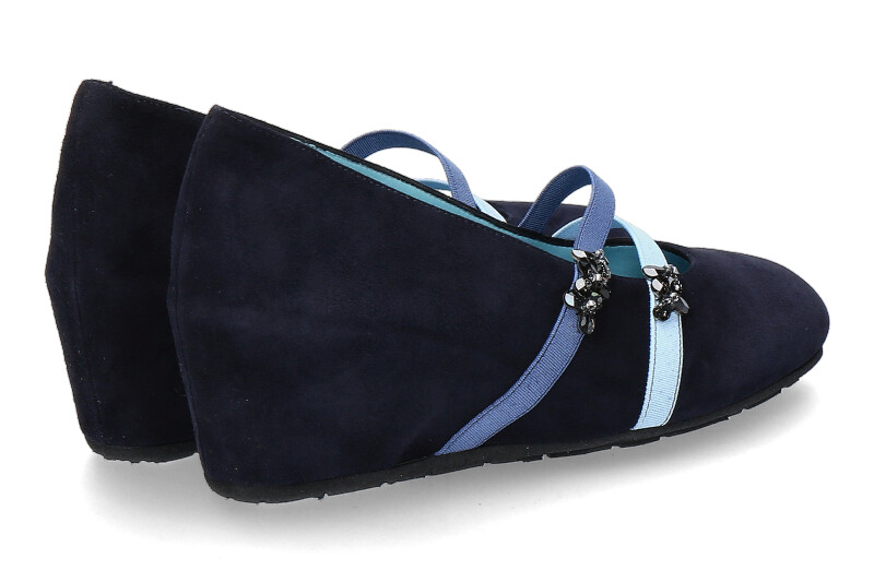 Thierry Rabotin Keilballerina TORBIS CAMOSCIO DARKBLU (38) Thierry Rabotin Keilballerina TORBIS CAMOSCIO DARKBLU (38)