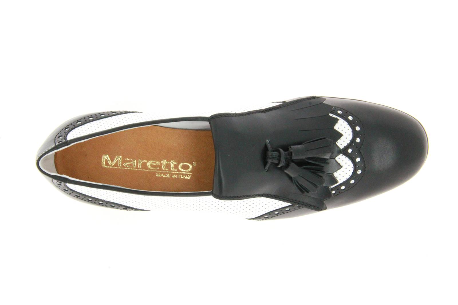 Maretto Loafer BIANCO NERO (38½)