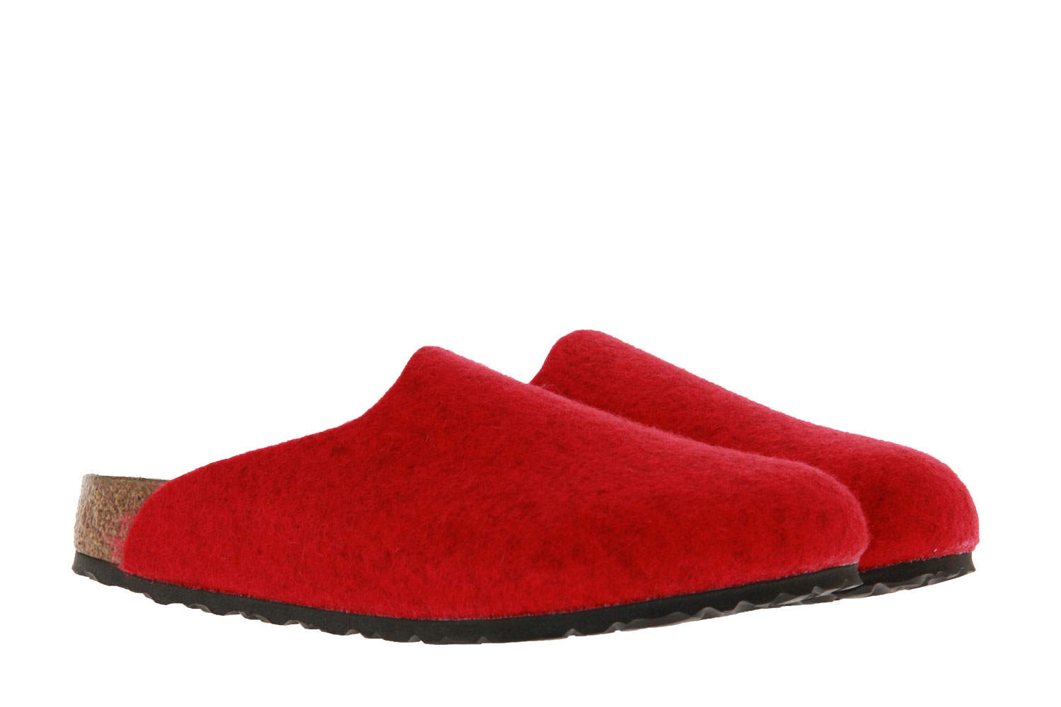 Birkenstock Clogs AMSTERDAM SCHMAL WOLLE MELANGE RED (41)