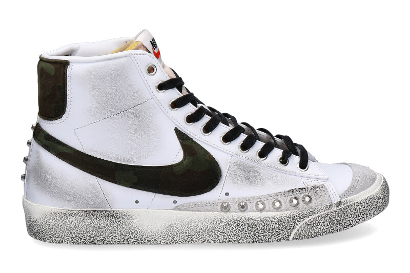 Nike by Ballo da Sola Sneaker BLAZER MID '77 WHITE MILITARY 