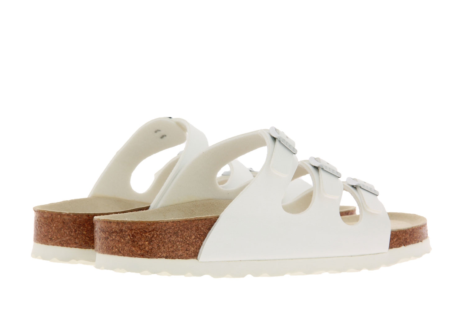 Birkenstock Pantolette SCHMAL FLORIDA BIRKO-FLOR WHITE (36)