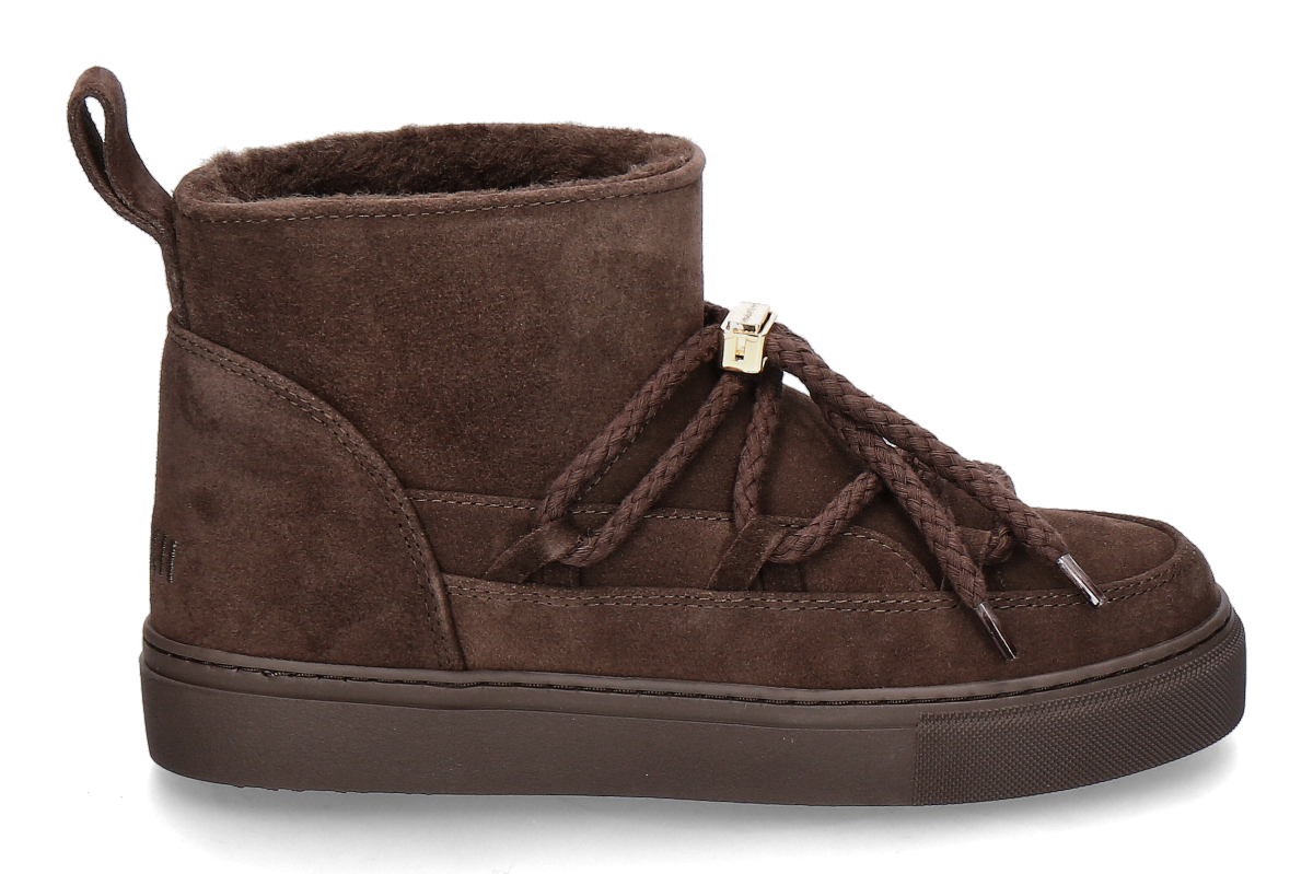 Inuikii Damen- Bootie gefüttert CLASSIC LOW- dunkelbraun/ dark brown