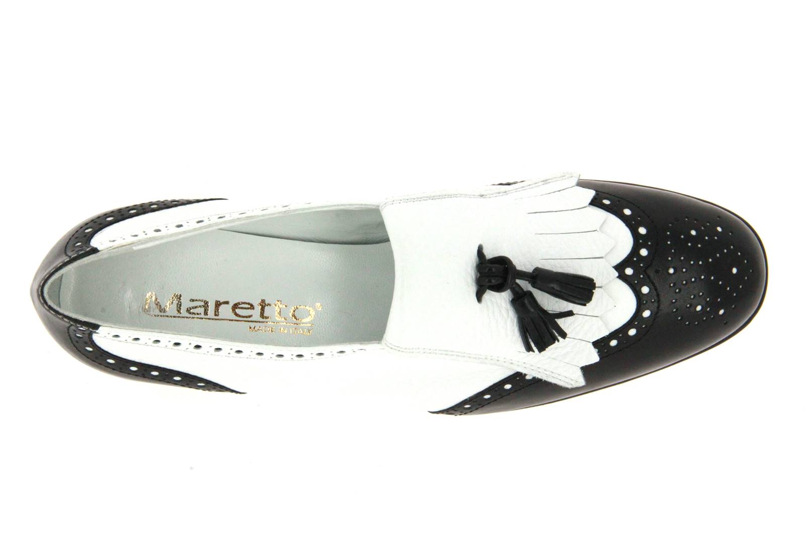 Maretto Loafer BIANCO NAPPA NERO (36½)