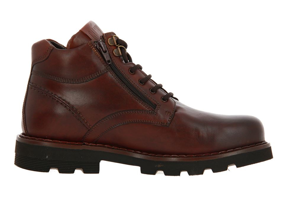 Galizio Stiefelette gefüttert VITELLO KING COGNAC (47)