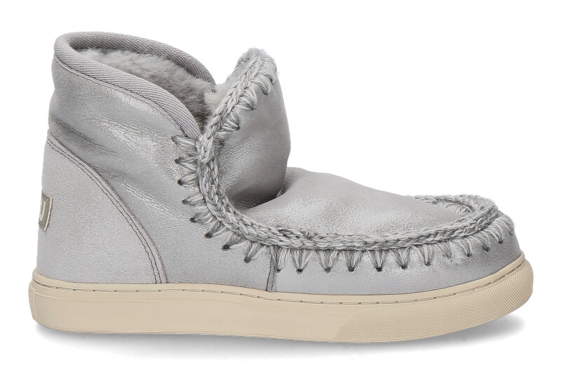 mou Boots ESKIMO SNEAKER MICROGLITTER SILVER (38)