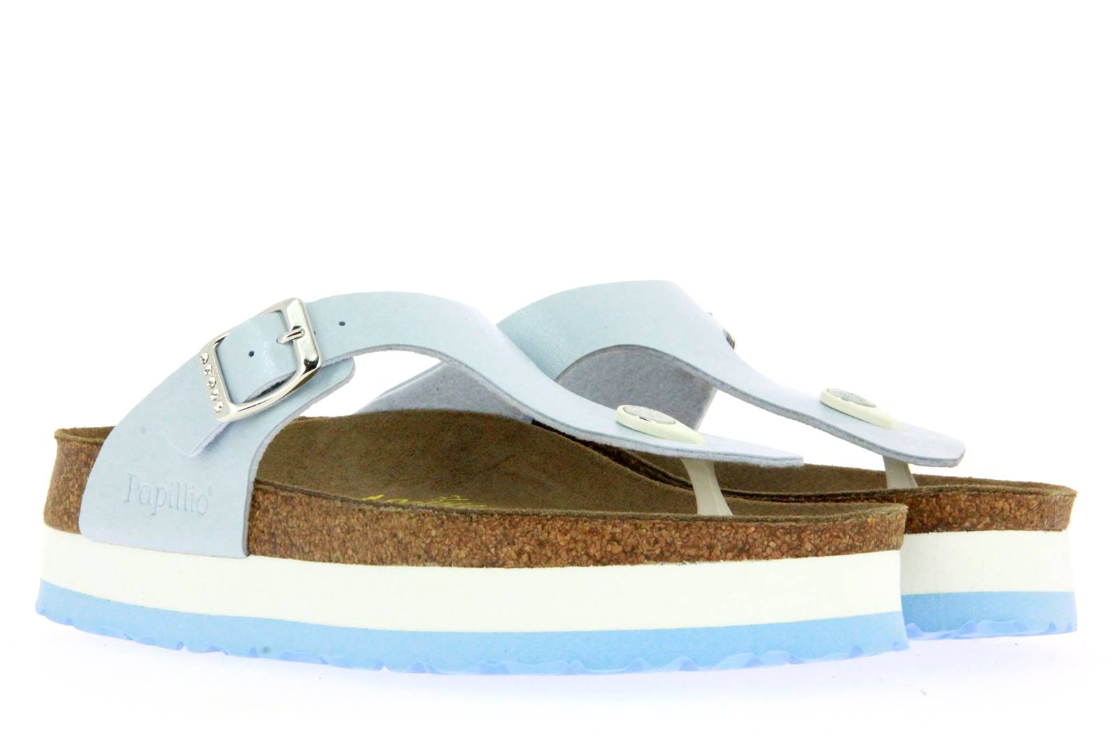 Papillio by Birkenstock Pantolette GIZEH NORMAL GRACEFUL BABYBLUE (41)
