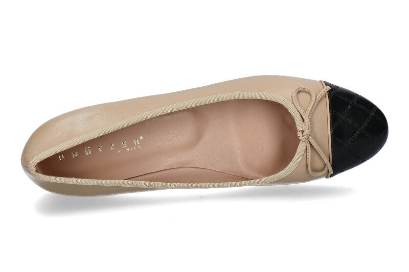 Unützer Ballerina CAPRETTO BEIGE NERO (40)