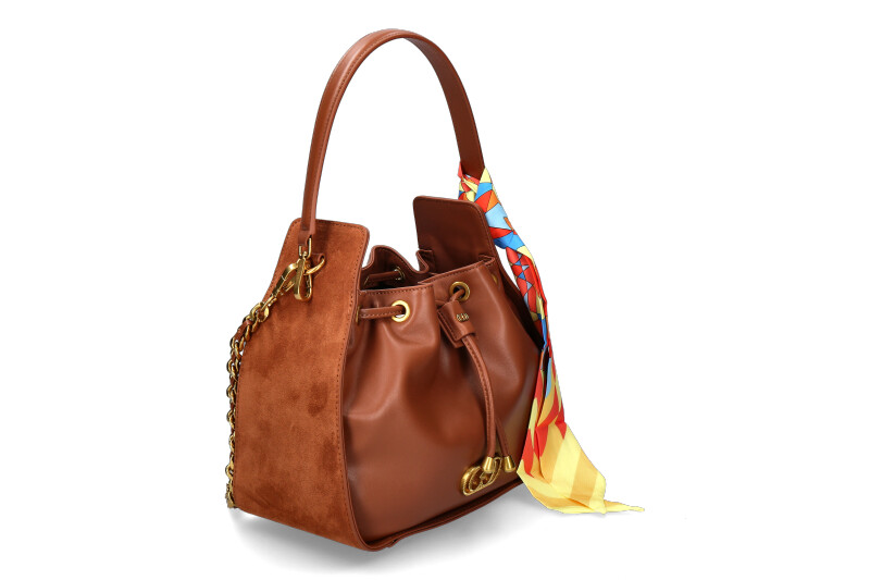 La Carrie Tasche TRANSITION FRED LEATHER SUEDE CUOIO 