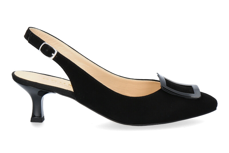 Brunate Slingpumps FLEX CAMOSCIO NERO