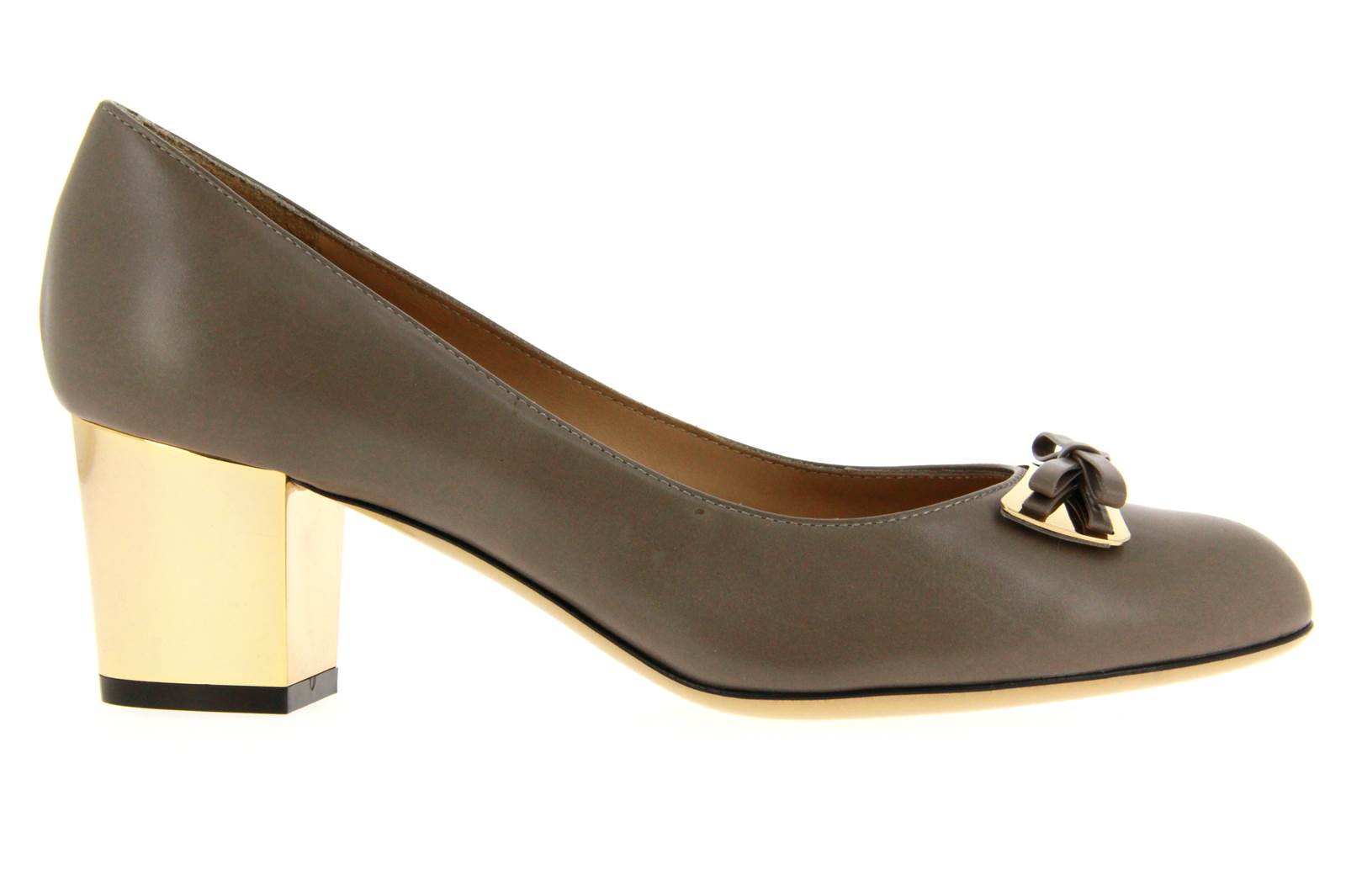 Salvatore Ferragamo Pumps BLANDA CALF ELEPHANT (38½)