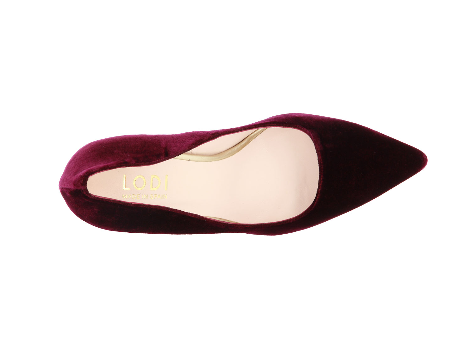 Lodi Pumps RAMI VELVET BURDEOS (41)