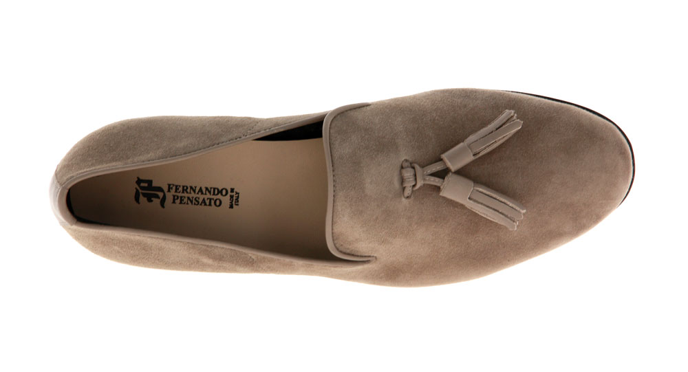 Fernando Pensato Loafer CLYDE CAMOSCIO TAUPE (40½)