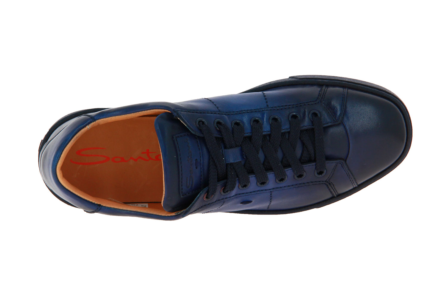 Santoni Sneaker NAPPA BLU (44)