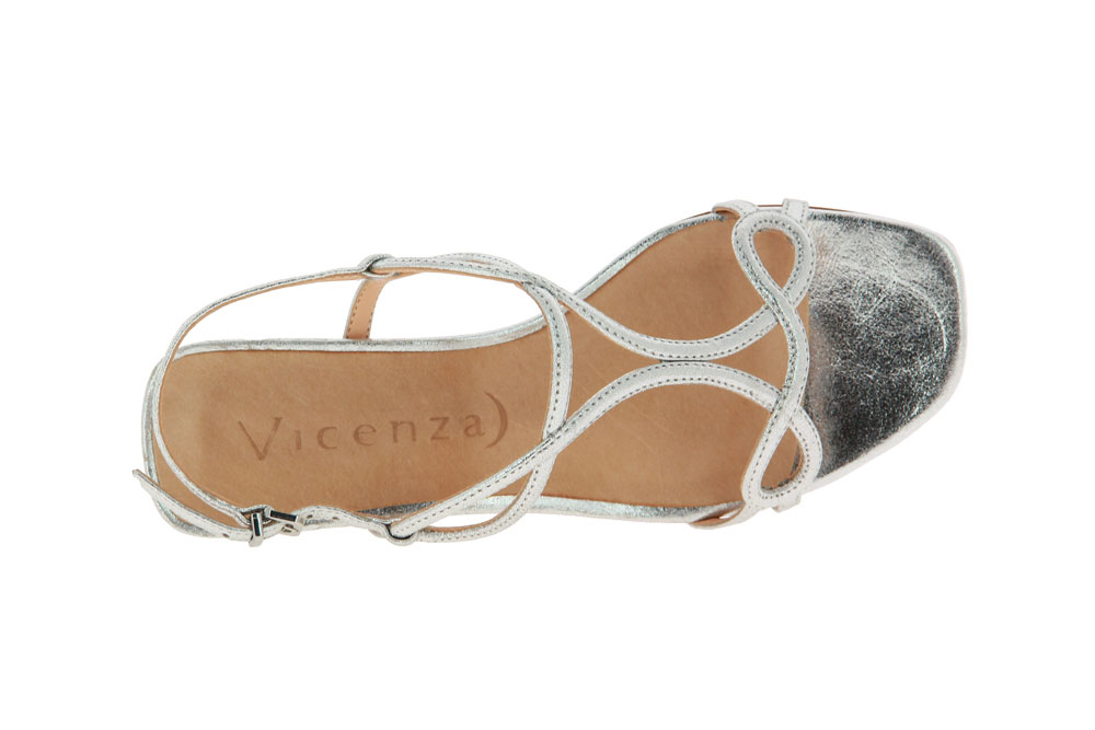 Vicenza Sandalette CRISTAL PRATA (38)