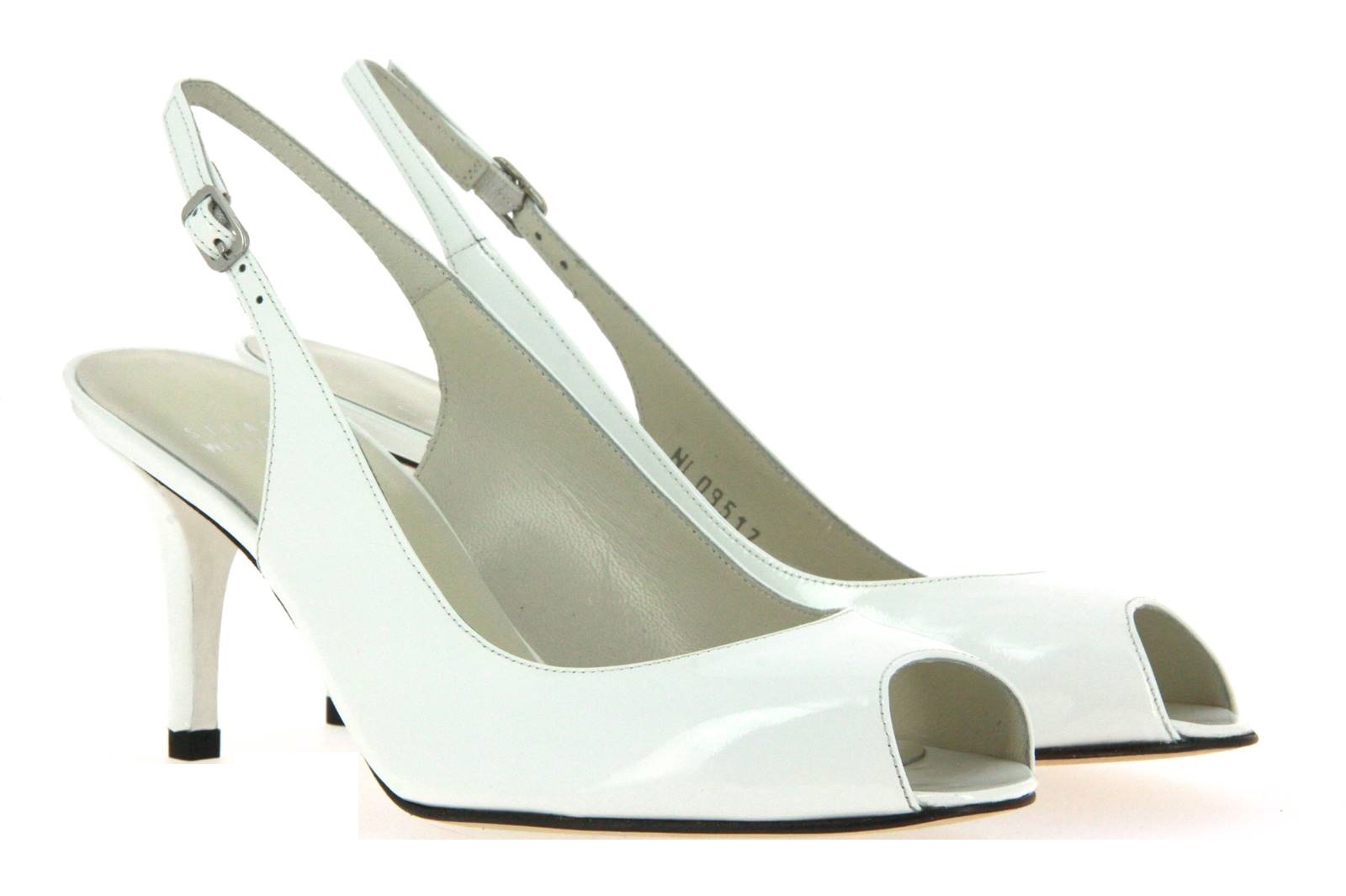 Stuart Weitzman Sandale SLINKY WHITE PATENT (38)