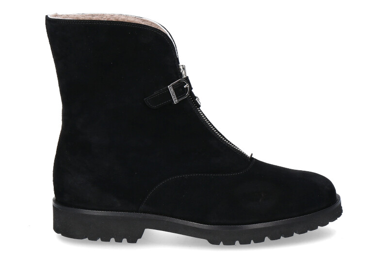 Unützer Stiefelette gefüttert CAMOSCIO NERO 