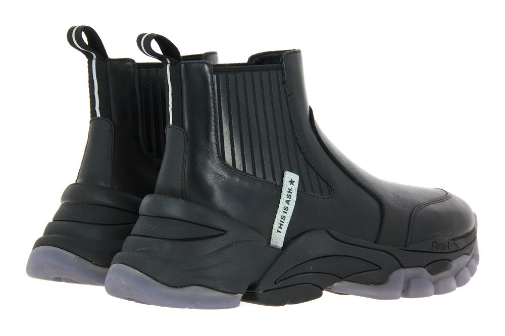 Ash HIGH TOP SNEAKER FAME MUSTANG BLACK MATT (35)