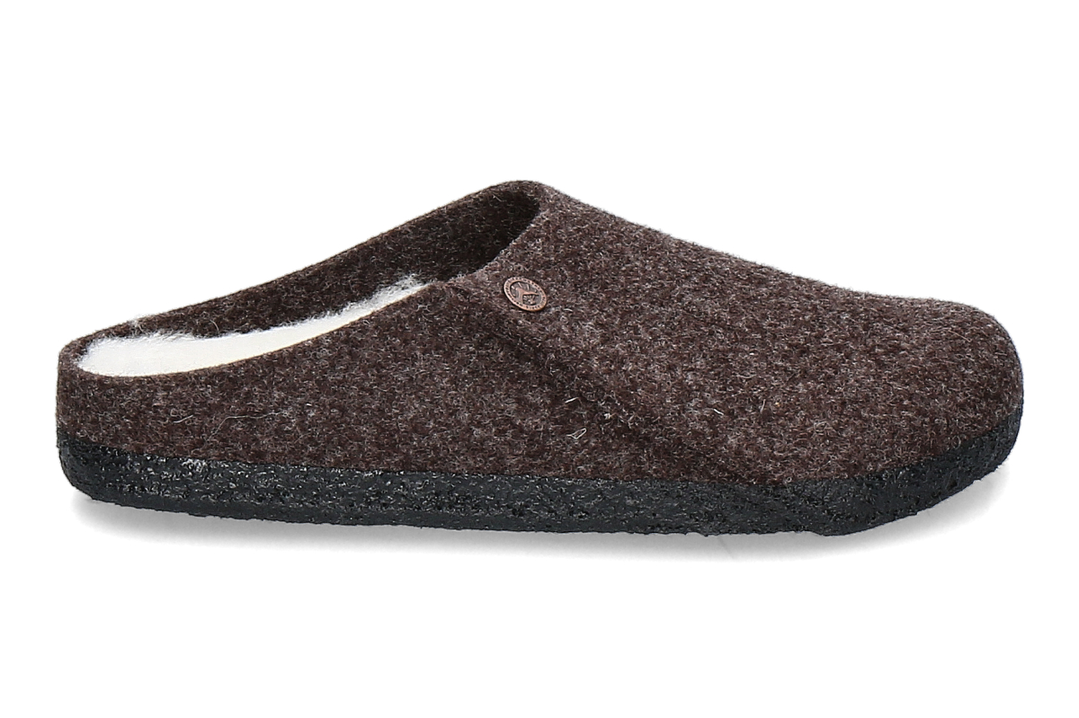 Birkenstock Herren-Hausschuh gefüttert ZERMATT NORMAL- mocha/ dunkelbraun