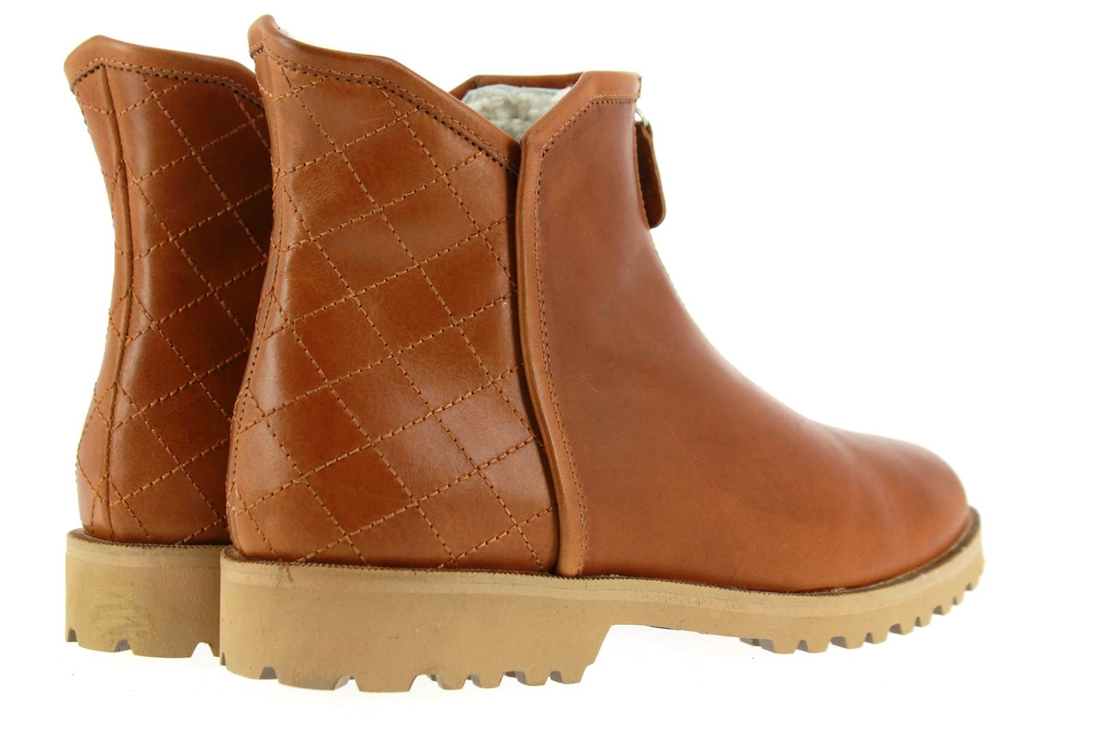 Unützer Stiefelette gefüttert WRANGLER NAPPA COGNAC (38)