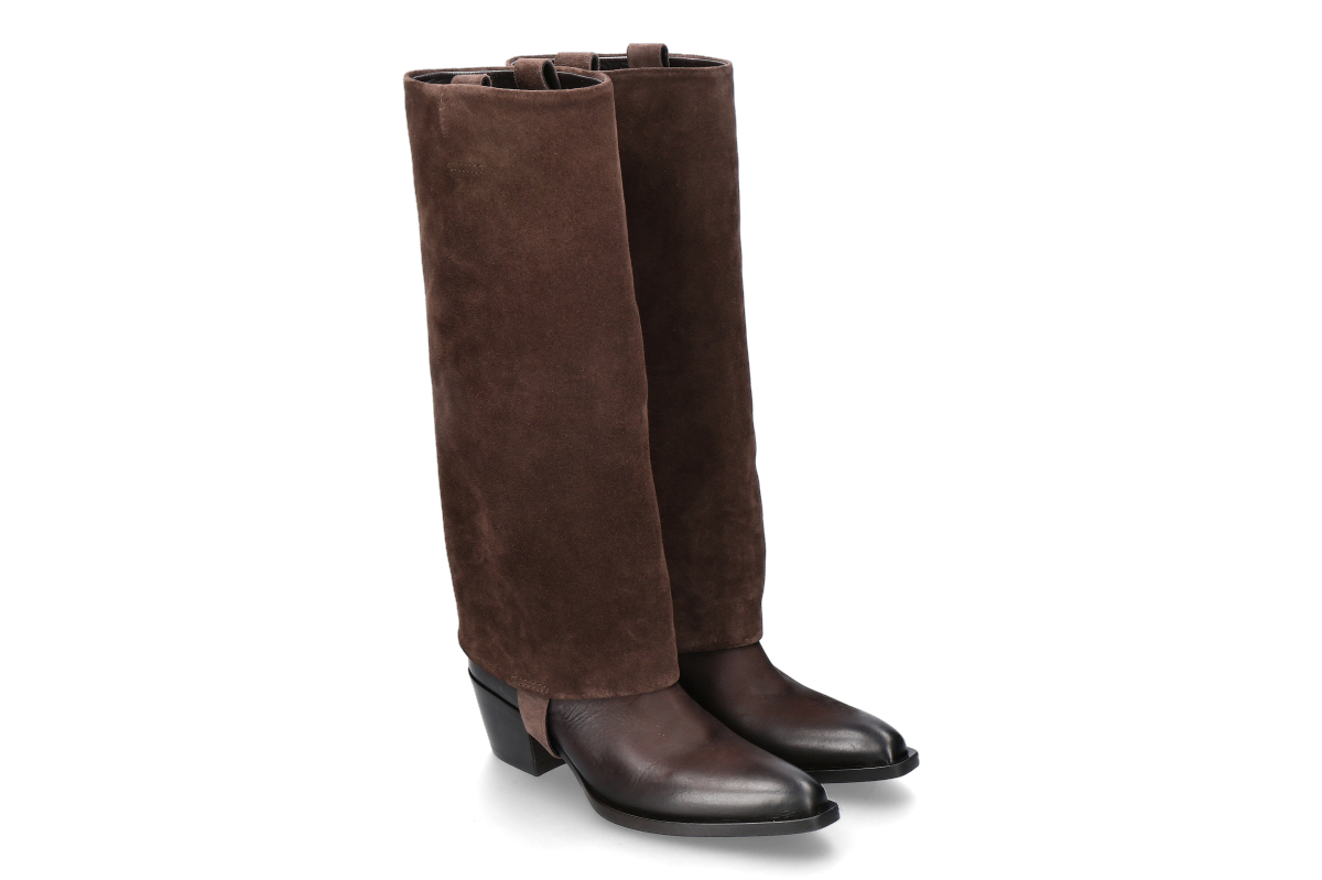 Strategia Damen- Stiefel BOSTON FONDENTE- dunkelbraun/ wood