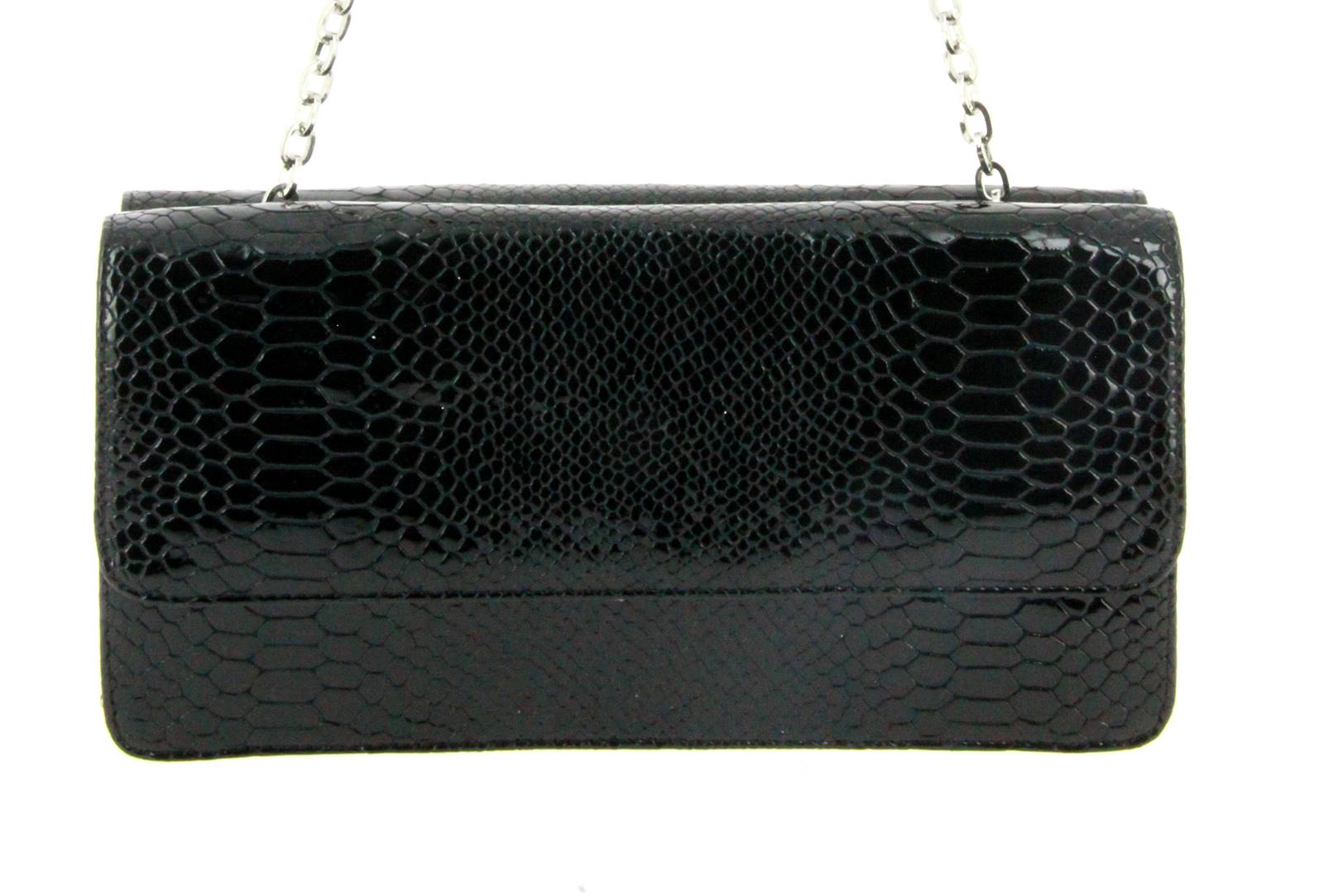 Stuart Weitzman Tasche DUPLEX BLACK CRYSTAL SNAKE 