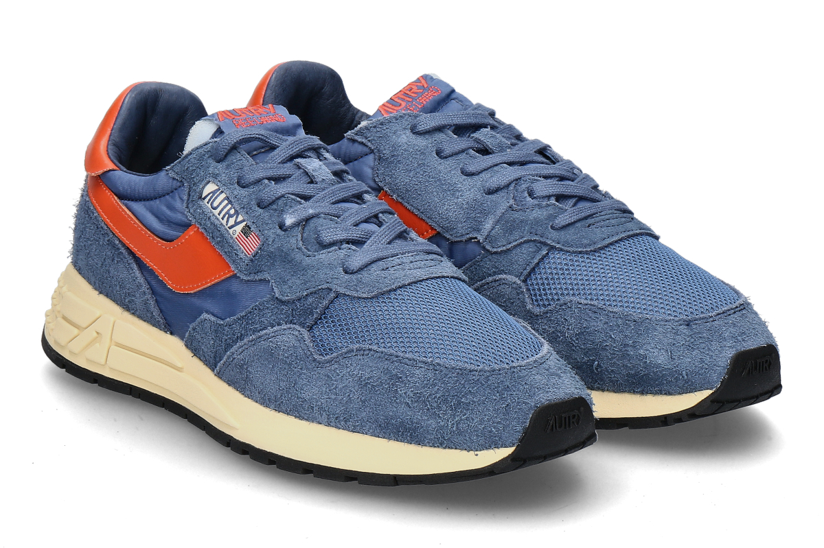 Autry Herren- Sneaker REELWIND SUEDE NYLON- esnblue/koi
