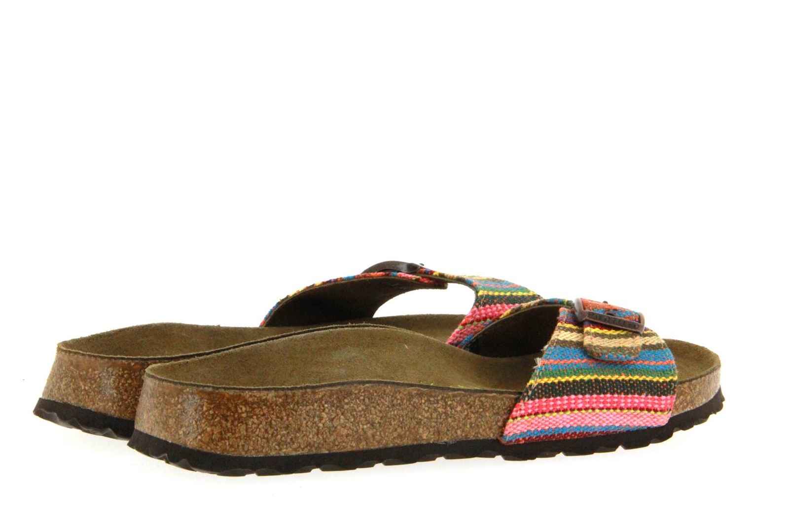 Papillio by Birkenstock Pantolette MADRID SCHMAL BOHEMIAN STRIPES PINK (41)